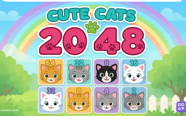 Cute Cats 2048