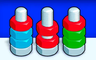 Nuts Puzzle: Sort by Color
