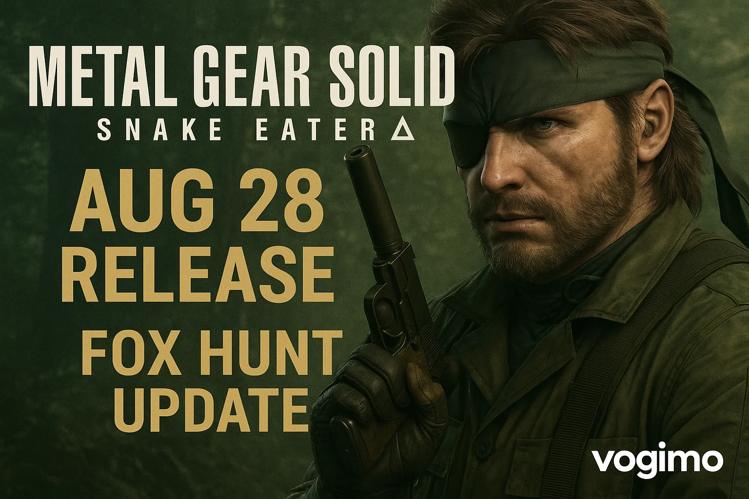 Metal Gear Solid Δ: Snake Eater — Aug 28 Release & Fox Hunt Update | Vogimo