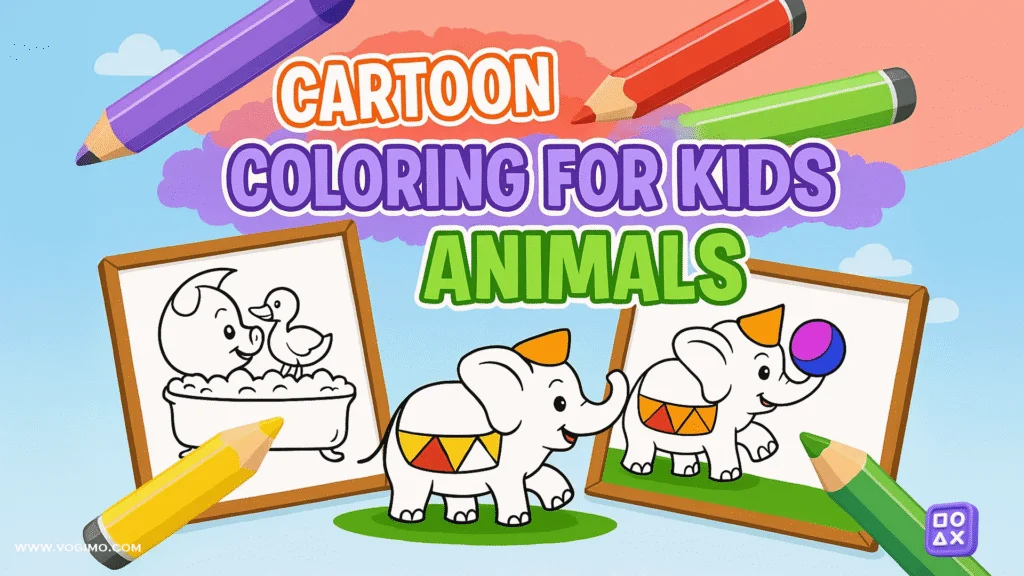 Cartoon Coloring For Kids Animals - Play Online Game For Free !