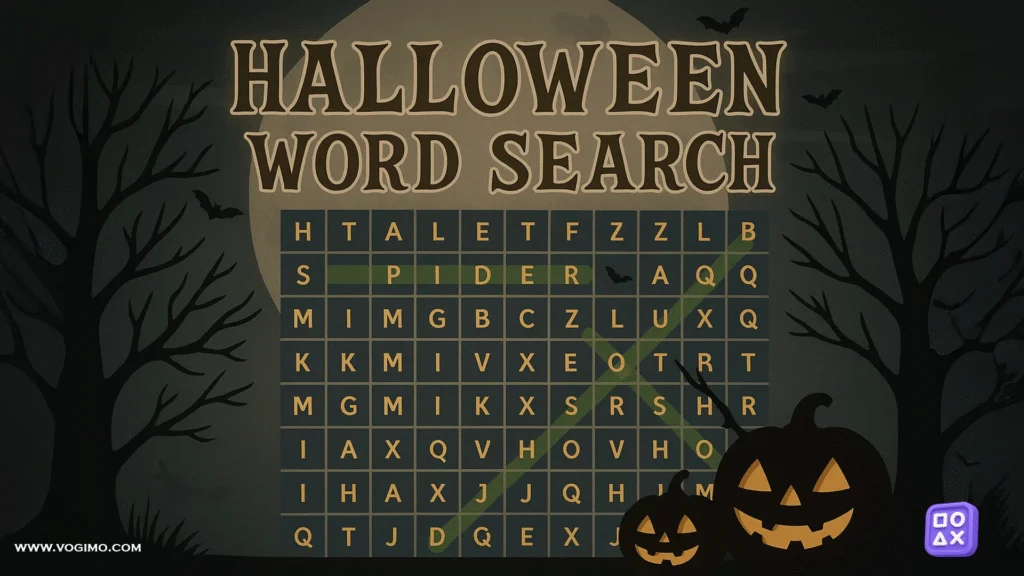 Halloween Word Search - Play Online Game For Free!