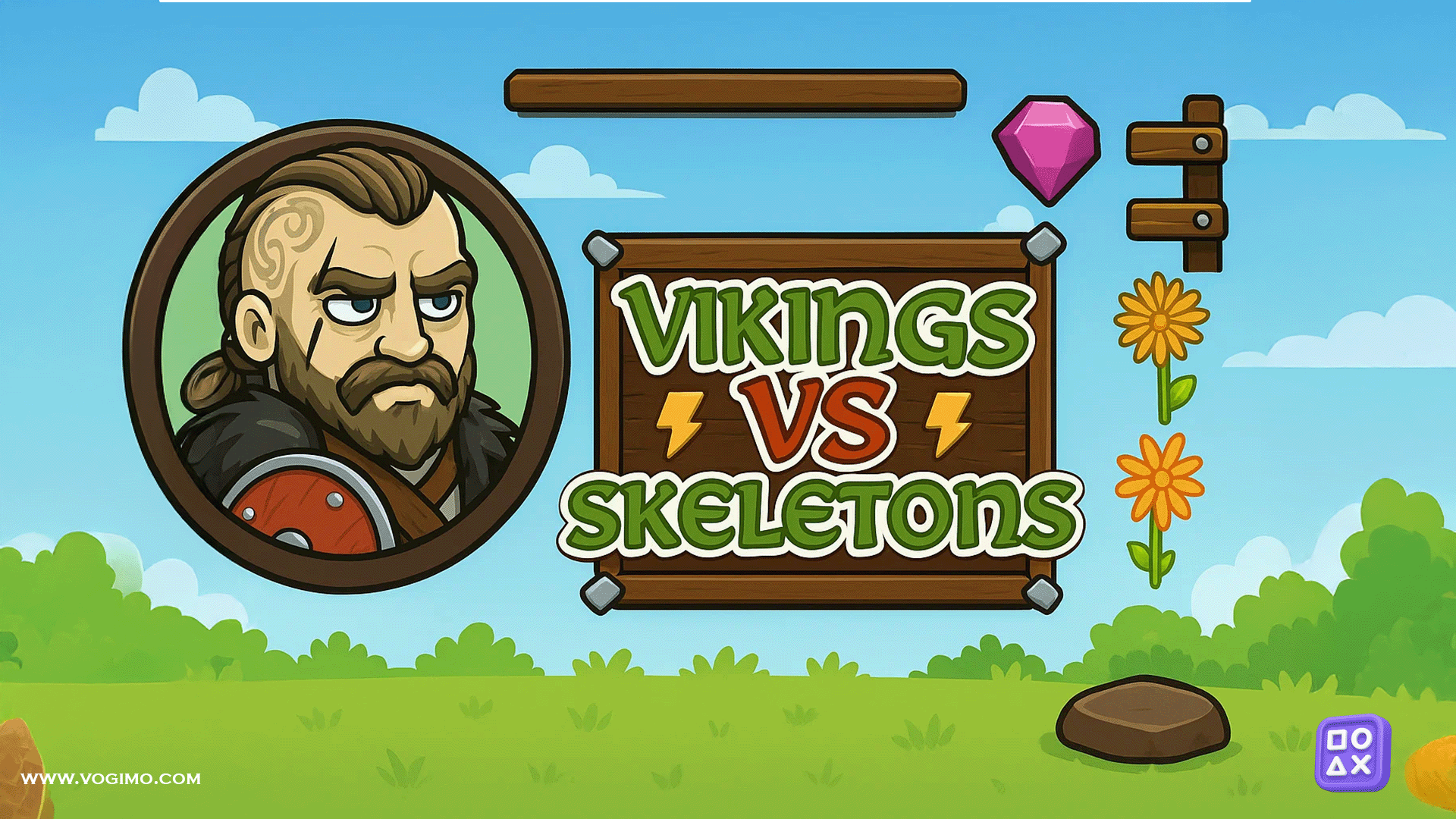 Vikings VS Skeletons - Play Online Game For Free!